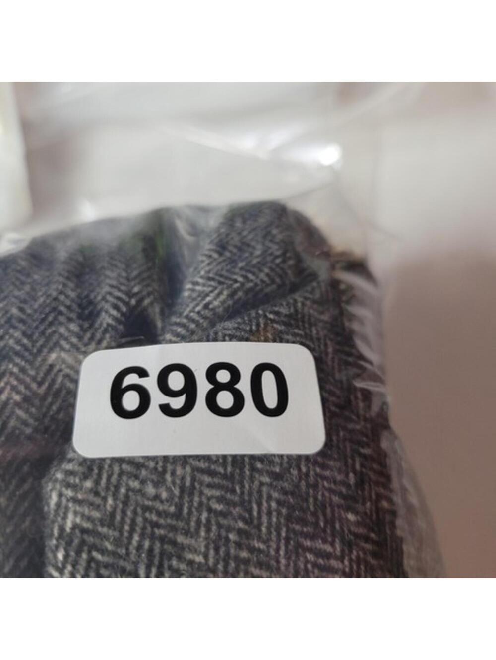 Old Navy Women Quilted Puffer Vest Gray Herringbone Wool Blend Fleece Size XS - Picture 10 of 10
